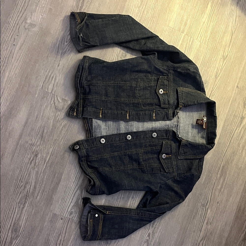 Rafaella Women's Dark Blue Jean Jacket